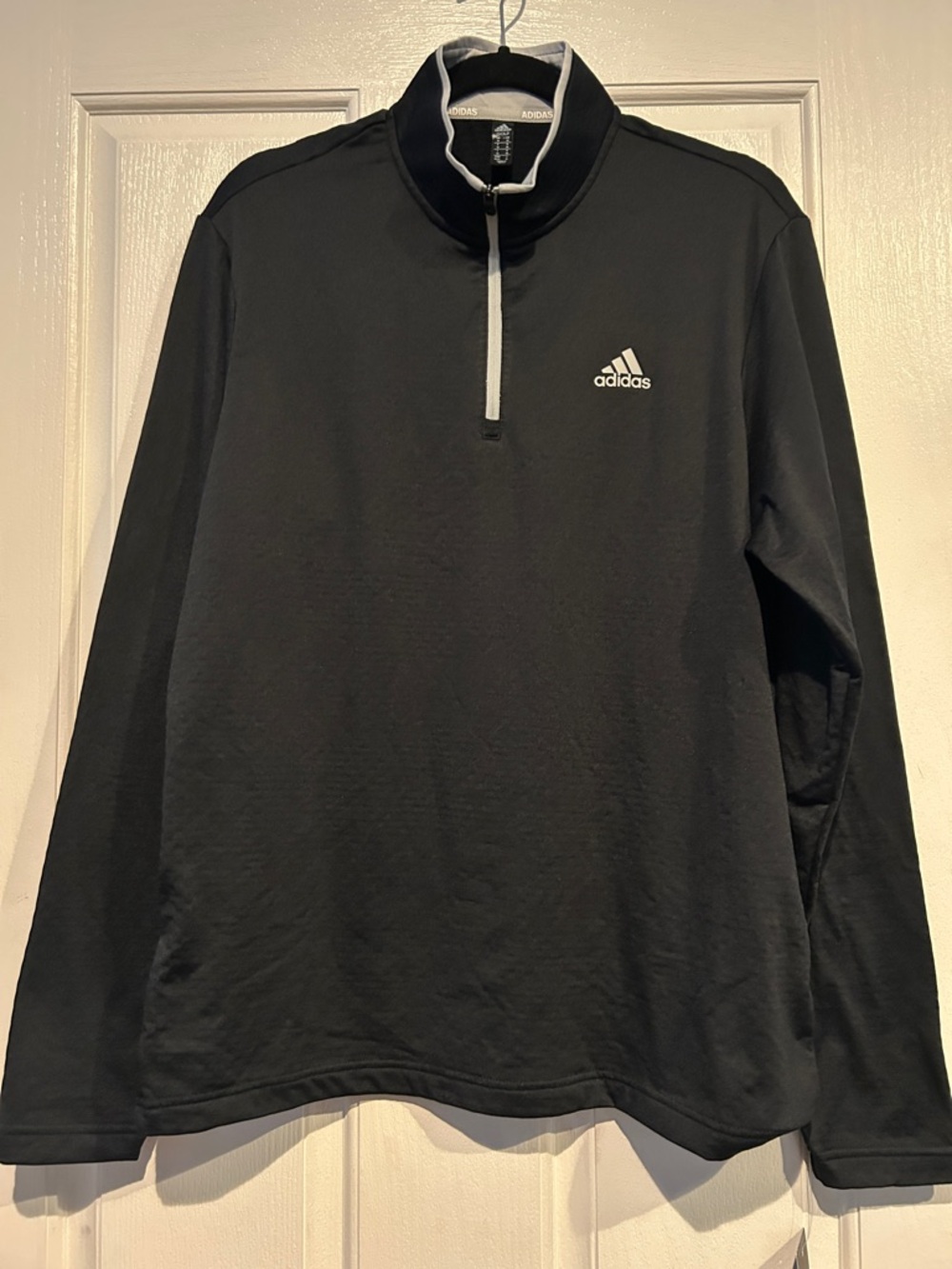 Adidas Golf Black 1/4 Zip Pullover